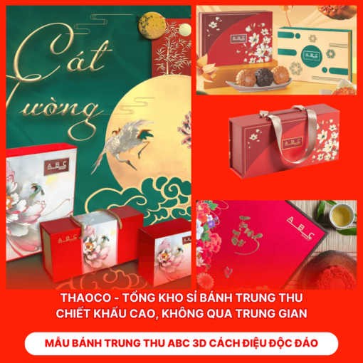 Bánh Trung Thu ABC 3D Cách Điệu Độc Đáo