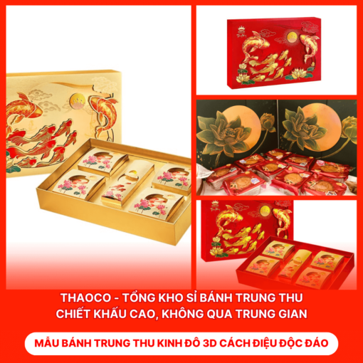 Bánh Trung Thu Kinh Đô 3D Cách Điệu Độc Đáo