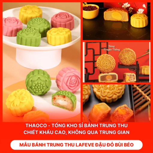 Bánh Trung Thu Lafeve Đậu Đỏ Bùi Béo