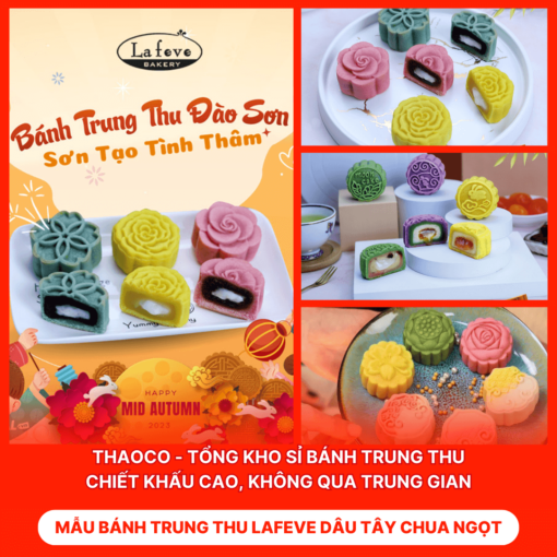 Bánh Trung Thu Lafeve Dâu Tây Chua Ngọt