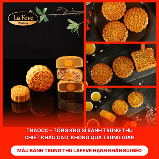Bánh Trung Thu Lafeve Hạnh Nhân Bùi Béo