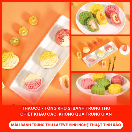 Bánh Trung Thu Lafeve Hình Nghệ Thuật Tinh Xảo