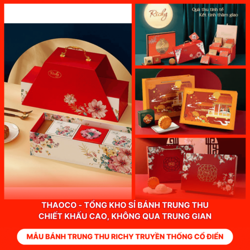 Bánh Trung Thu Richy Truyền Thống Cổ Điển