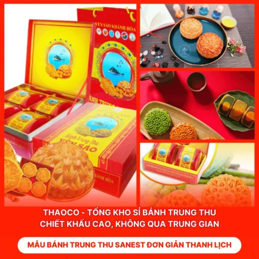 Bánh Trung Thu Sanest Đơn Giản Thanh Lịch