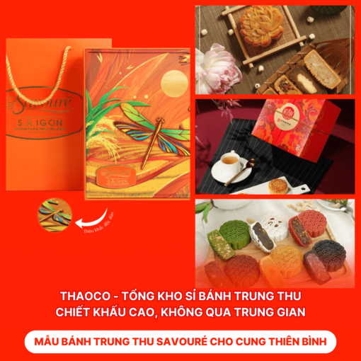 Bánh Trung Thu Savouré Cho Cung Thiên Bình