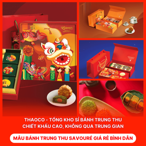 Bánh Trung Thu Savouré Giá Rẻ Bình Dân
