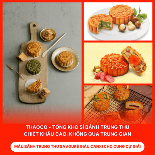 Bánh Trung Thu Savouré Giàu Canxi Cho Cung Cự Giải