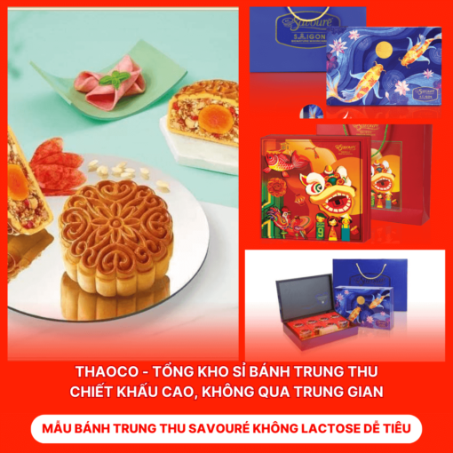 Bánh Trung Thu Savouré Không Lactose Dễ Tiêu
