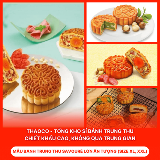 Bánh Trung Thu Savouré Lớn Ấn Tượng (Size XL, XXL)