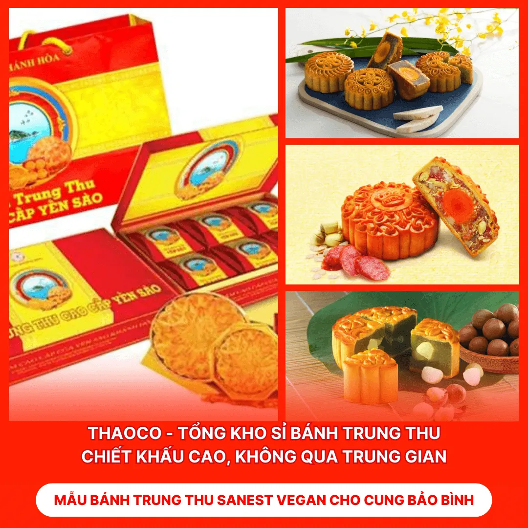 Bánh Trung Thu Sanest Vegan Cho Cung Bảo Bình